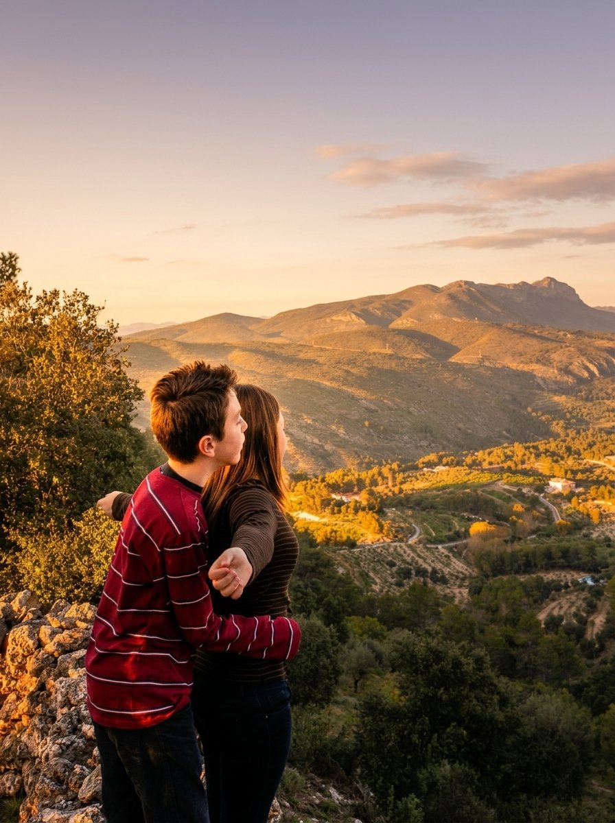 Mariola y Alejandro en la montaña